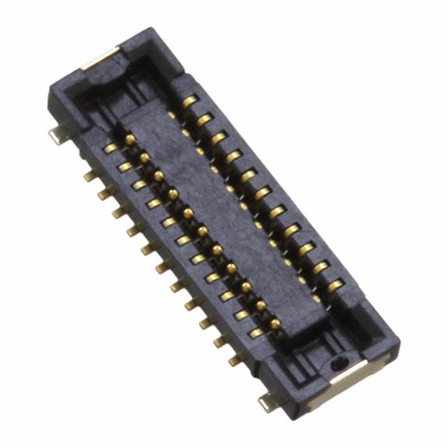 【AXE522124】CONN SOCKET 22POS SMD GOLD