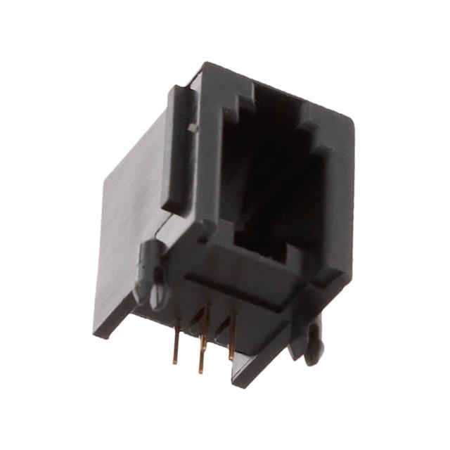 【GLX-A-44-BLK】MODJACK LOW/PROF RT< 4P4C BLACK[トレイ]