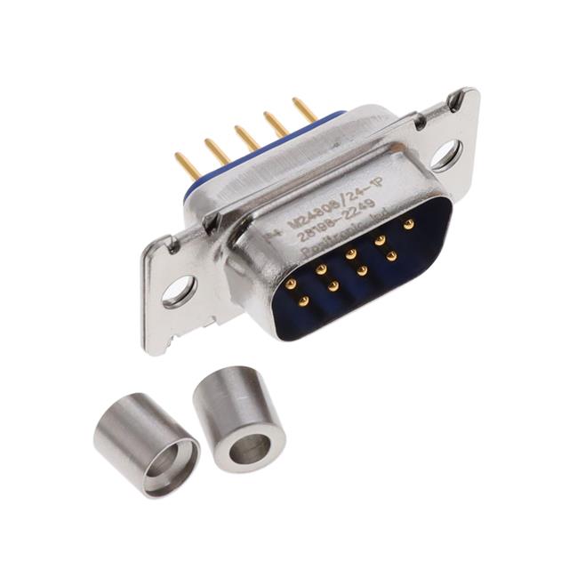 【M24308/24-1P】CONN D-SUB PLUG 9POS VERT SOLDER