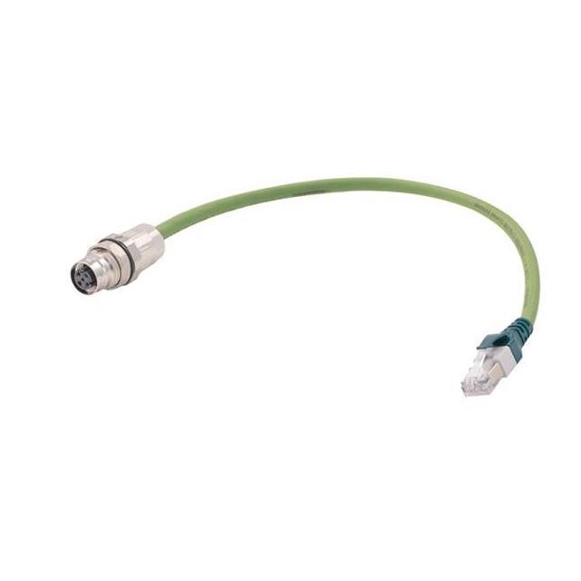 【09484568004010】M12 D-COD PFT F - RJ45 PUR 1.0M