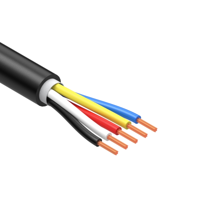 【30-02361】CBL 5CON 22AWG BLK TPU