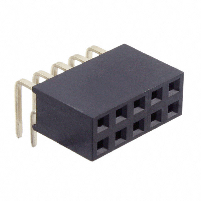 【613010243121】CONN HDR 10POS 0.1 GOLD PCB R/A