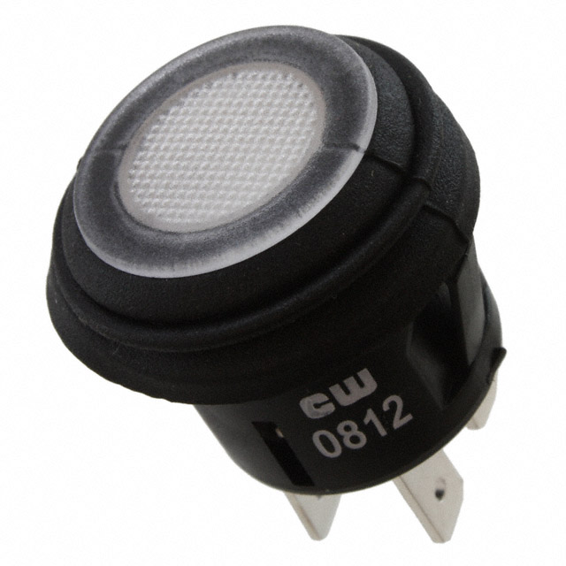 【GPB527B202BW】SWITCH PUSHBUTTON DPST 10A 125V