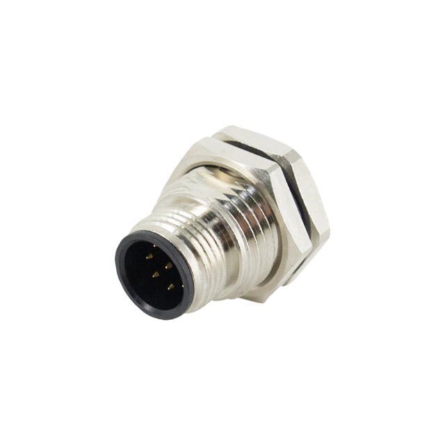 【216A-08MSF】M12 A-CODE RECEPTACLE, 8PIN MALE