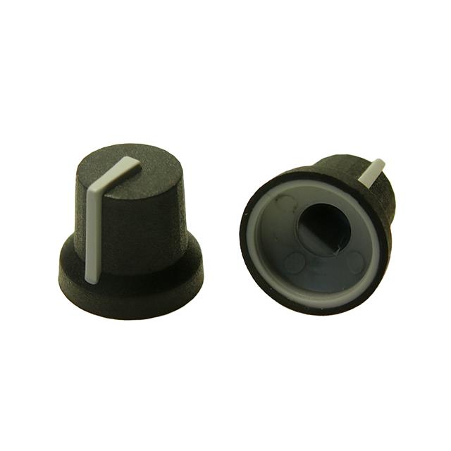 【CL170844FR】KNOB K87MBR BLK 6MM USA D GREY