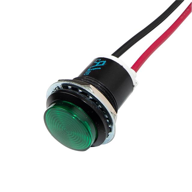 【WL-557-1605-203F】LED PNL IND GREEN WIRE LEADS
