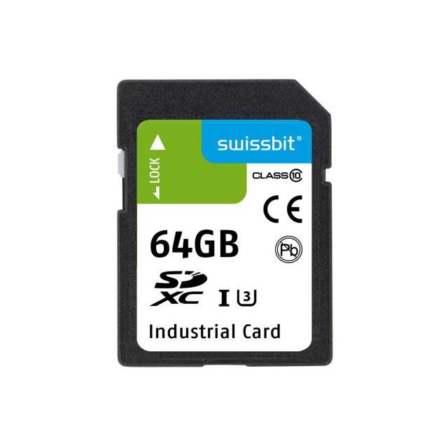 【SFSD064GL1AM1TB-I-CE-211-STD】INDUSTRIAL SD CARD, S-50, 64 GB,