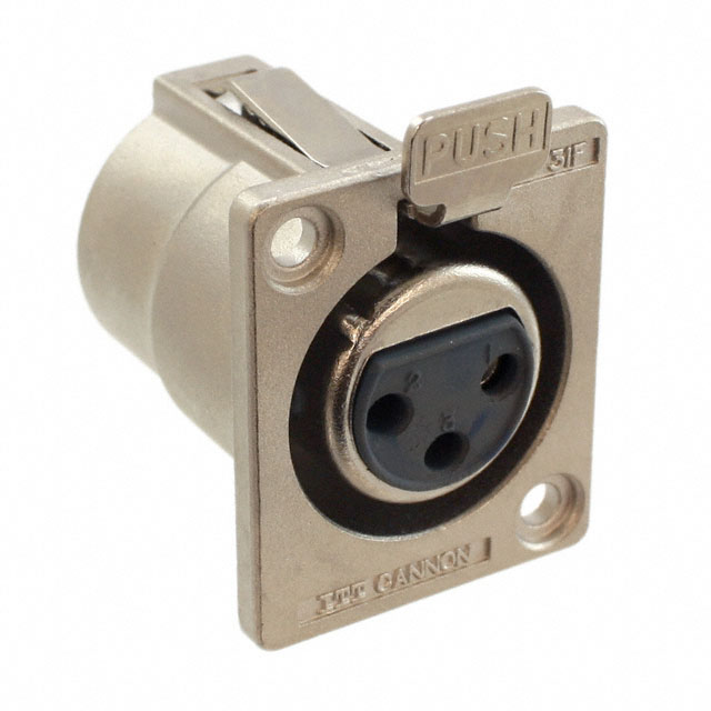 【XLR331F77】CONN RCPT FMALE XLR 3P SLDR CUP