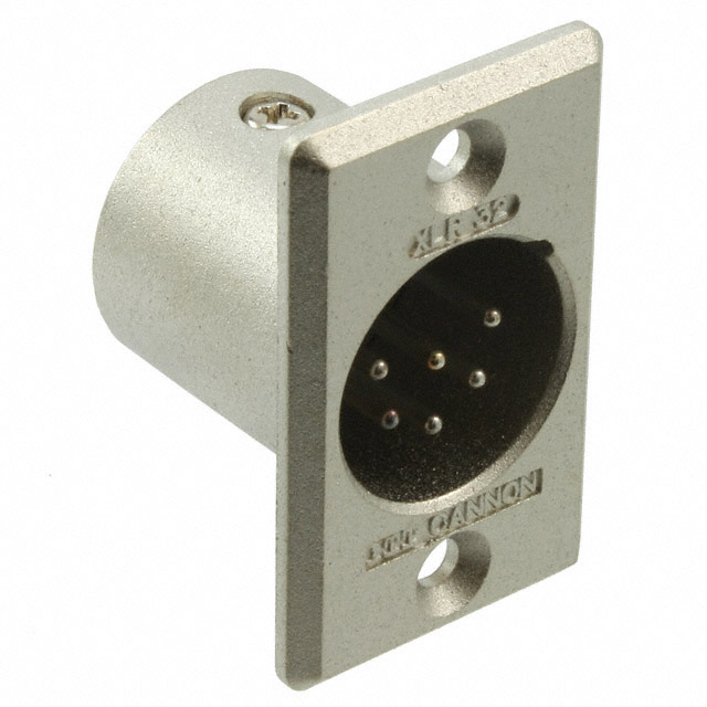 【XLR632】CONN RCPT MALE XLR 6P SOLDER CUP