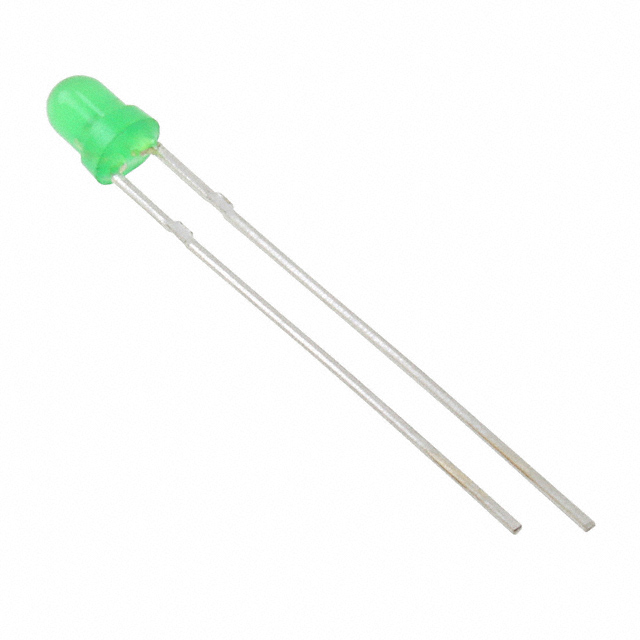 【MT240-G-A】LED GREEN DIFFUSED 3MM ROUND T/H[バルク]
