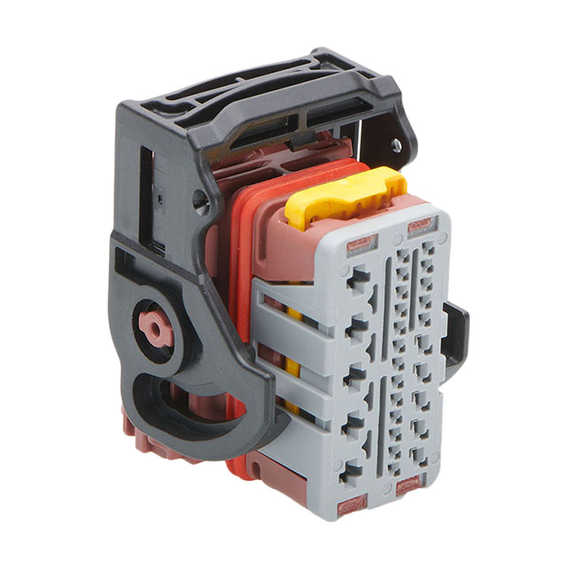 CONN RCPT HSG 28POS 3ROW GRAY【0643181018】