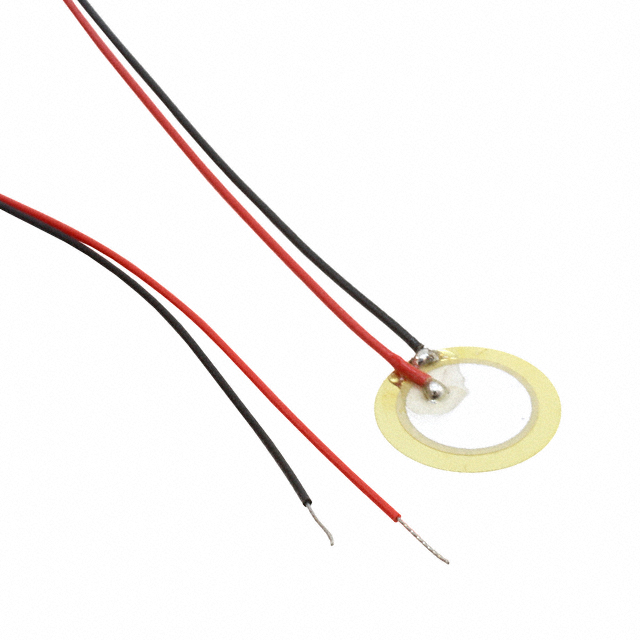 【AB1070B-LW100-R】BUZZER ELEMENT STD 7KHZ 10MM