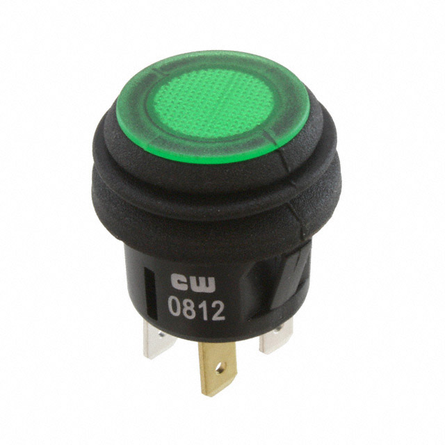 【GPB527D2L02BG1】SWITCH PUSHBUTTON SPST 10A 125V