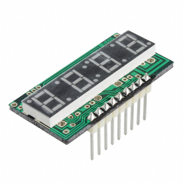 【LTM-8328PKR-04】DISPLAY 7-SEG 0.3" QUAD RED 9SIP