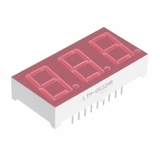 【LTM-8522HR】DISPLAY 7SEG 0.56" TRP RED 18DIP