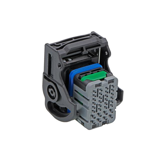 CONN RCPT HSG 32POS 4ROW GRAY【0643191218】