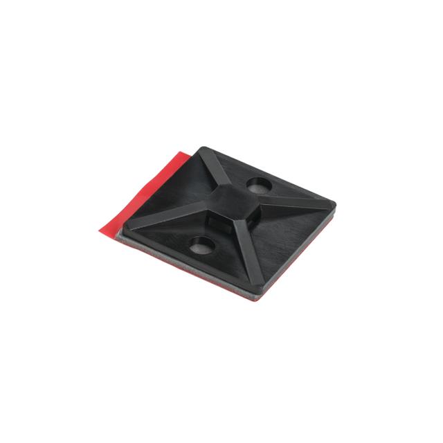 【151-01632】CABLE TIE HLDR QUAD ADHESIVE BLK