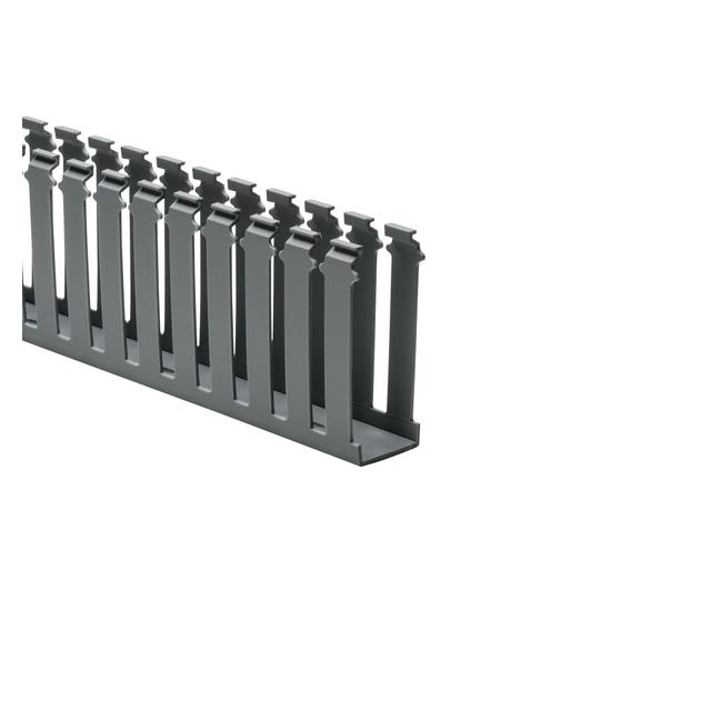 WIRE DUCT SLOTTED SCREW 6' GRAY【181-15404】