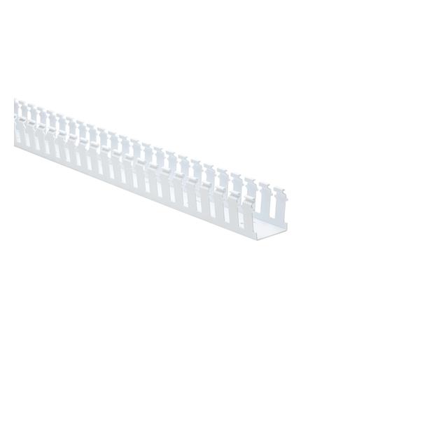 WIRE DUCT SLOTTED SCREW 6' WHITE【181-22028】