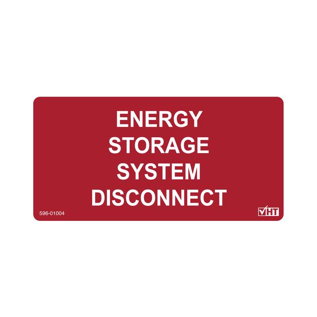 【596-01004】SOLAR LABEL, ENERGY STORAGE SYST