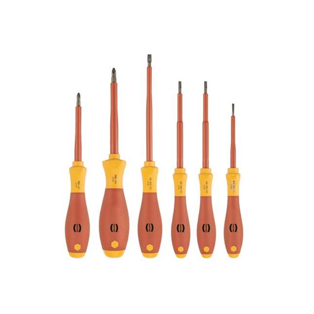 【09990000836】SCREWDRIVER SET PHIL/SLOTTED 6PC