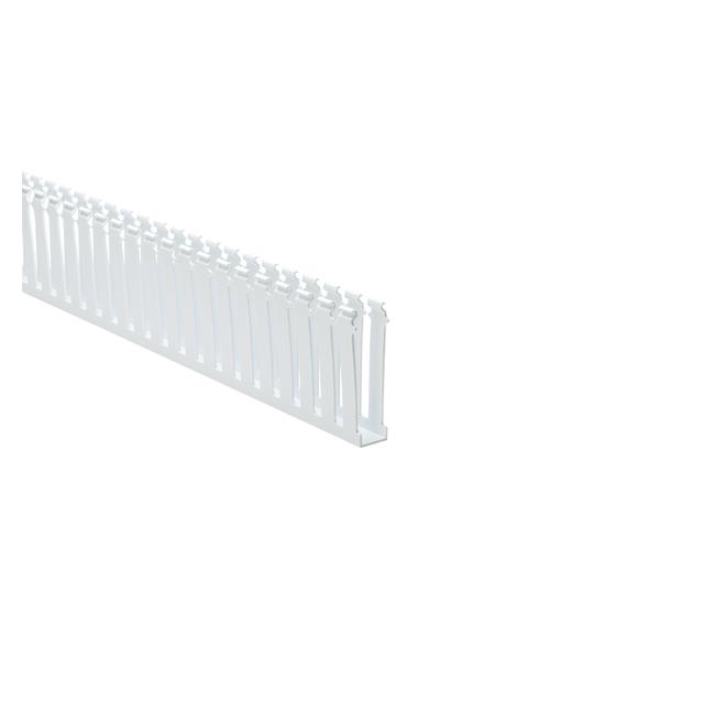 WIRE DUCT SLOTTED SCREW 6' WHITE【181-14005】