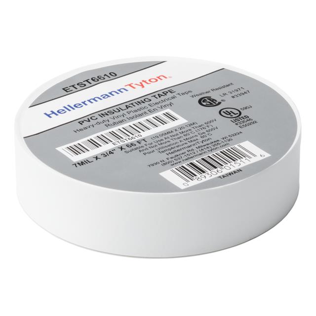 【ETST6610】TAPE ELECTRICAL WHITE 3/4"X22YDS