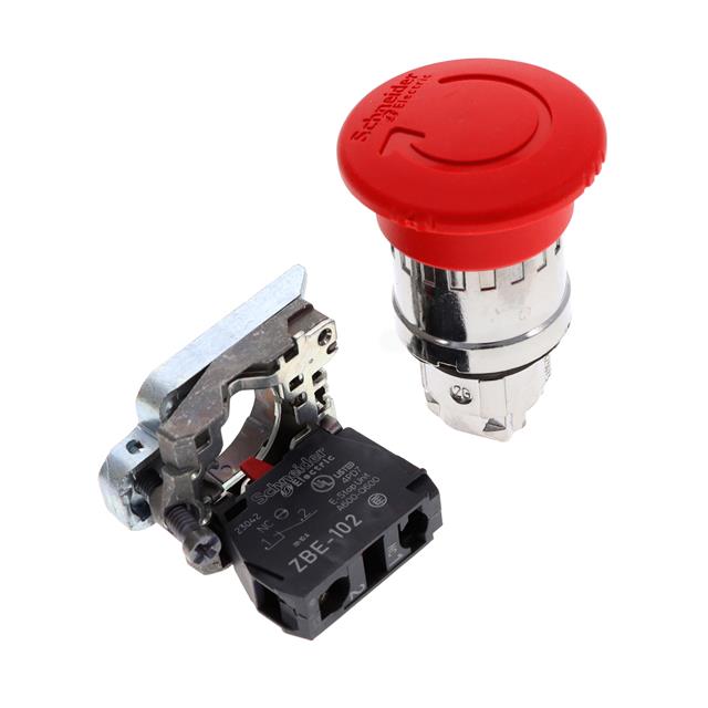 【XB4BS8442】SWITCH ESTOP TWIST RESET 6A 120V
