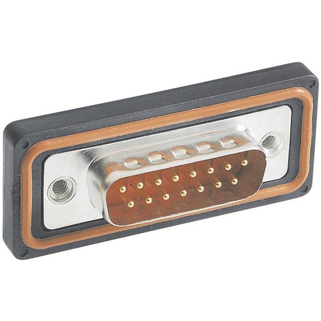 CONN D-SUB PLUG 15POS PNL MNT【09675157615】