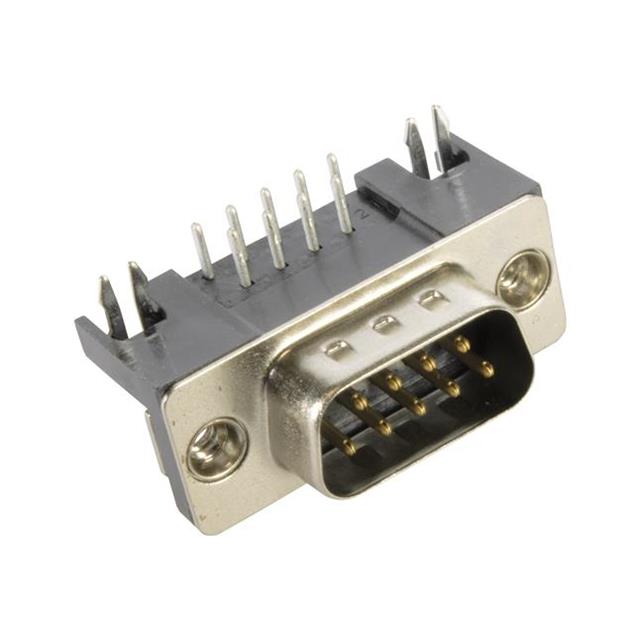CONN D-SUB PLUG 9POS R/A SOLDER【09681635812】