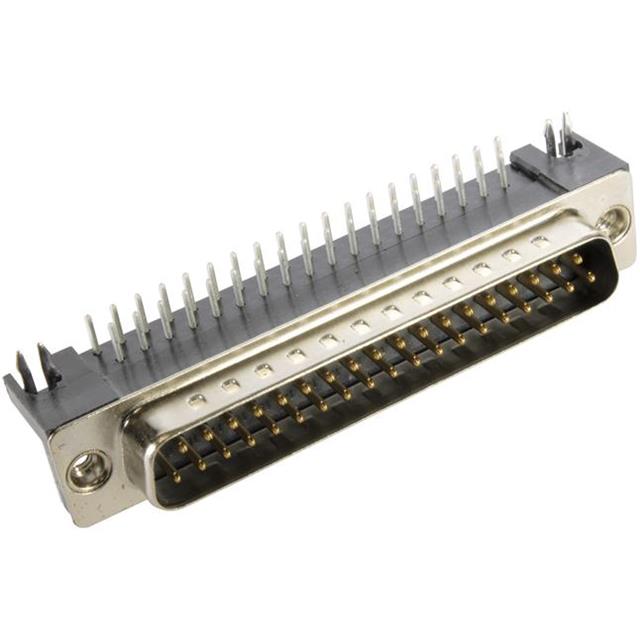 CONN D-SUB PLUG 37POS R/A SOLDER【09684635812】