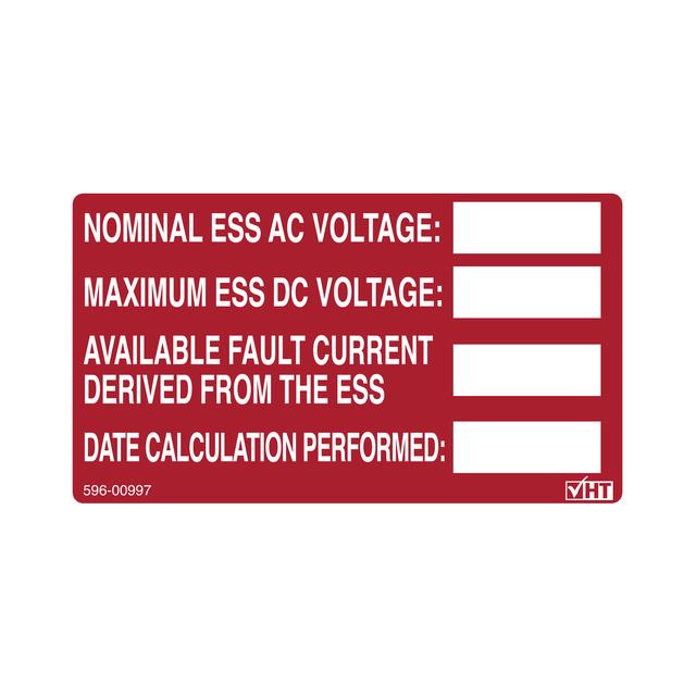 【596-01005】SOLAR LABEL, PRINTABLE, ENERGY S