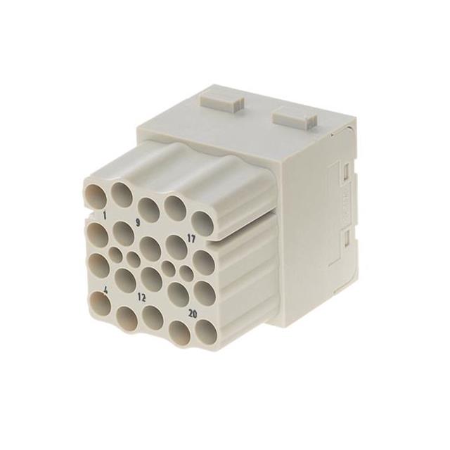 【09140203101】MODULE FEMALE 20POS CRIMP