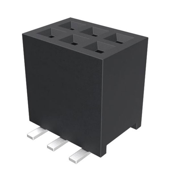 【20021321-00006C6LF】CONN RCPT 6POS 0.05 GOLD SMD