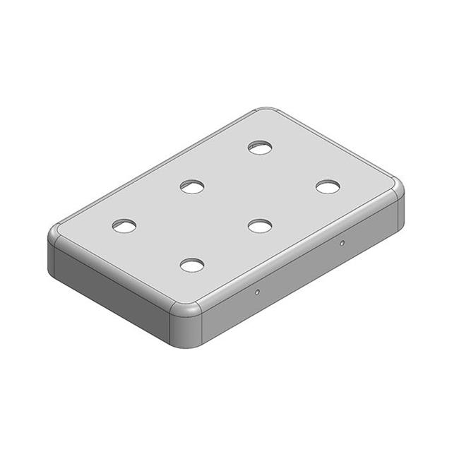 RF SHIELD 0.685X1.059" SNAP FIT【MS263-10CP-NS】