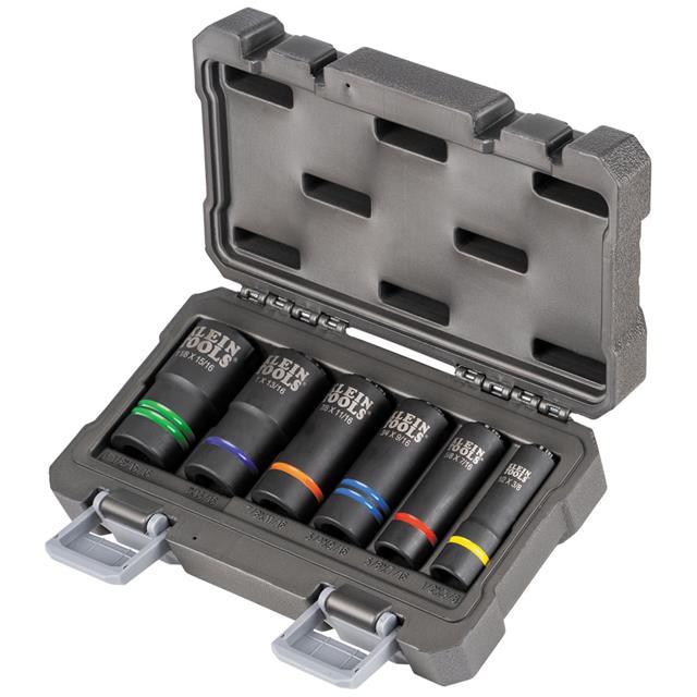 2 IN 1 SLOTTED IMPACT SOCKET SET【66090】