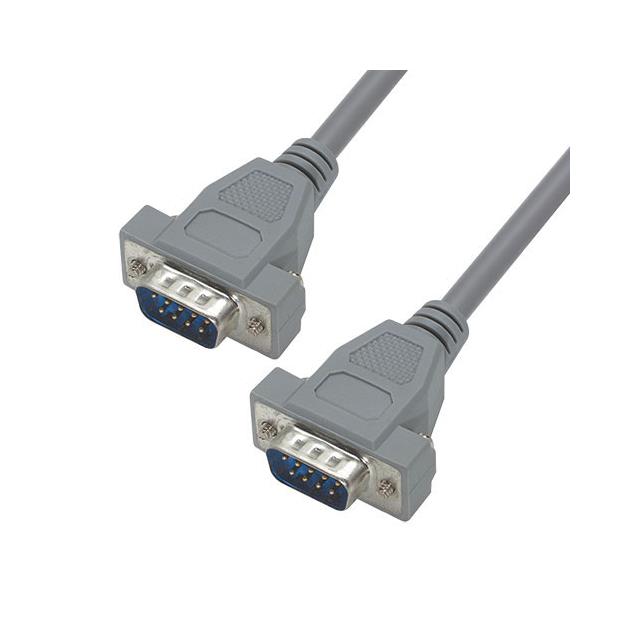 【CSM9MM-1】CABLE DB9M/M MOLDED 1'