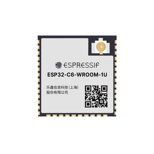 【ESP32-C6-WROOM-1U-N4】RF TXRX MOD BLUETOOTH/WIFI SMD