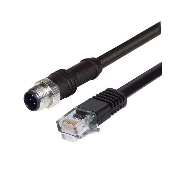 CA M12 TO RJ45 4 POS D 1M【M12RJ454D-1】