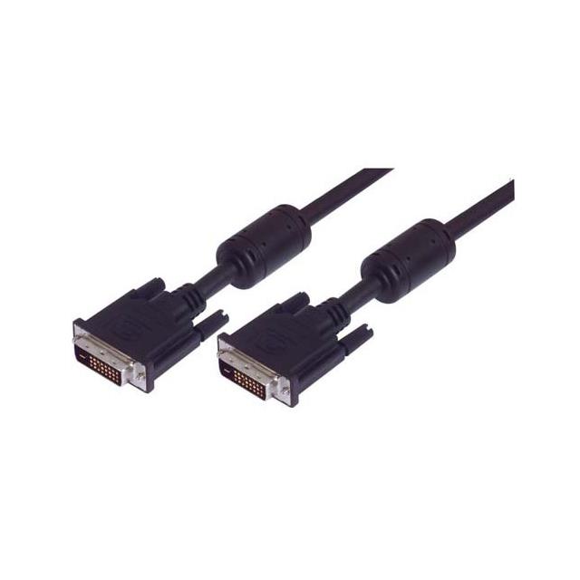 CA DVI-D DL LSZH BLACK 15 FT【CTLDVIDMMLZ-15】