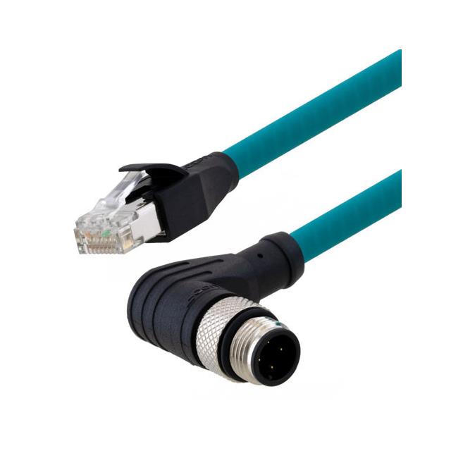 【TRG508-T4T-3M】C5E M12 RAMD-RJ45 TPE 24 TEL 3M