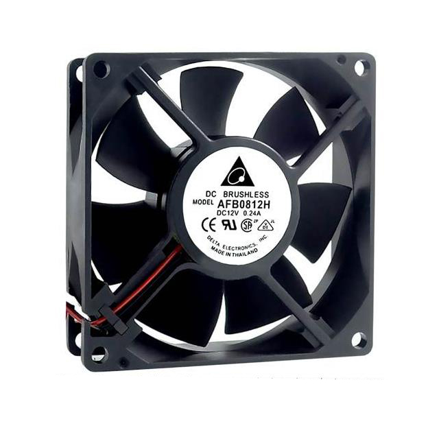 【AFB0812H-F00】FAN AXIAL 80X25.4MM 12VDC WIRE
