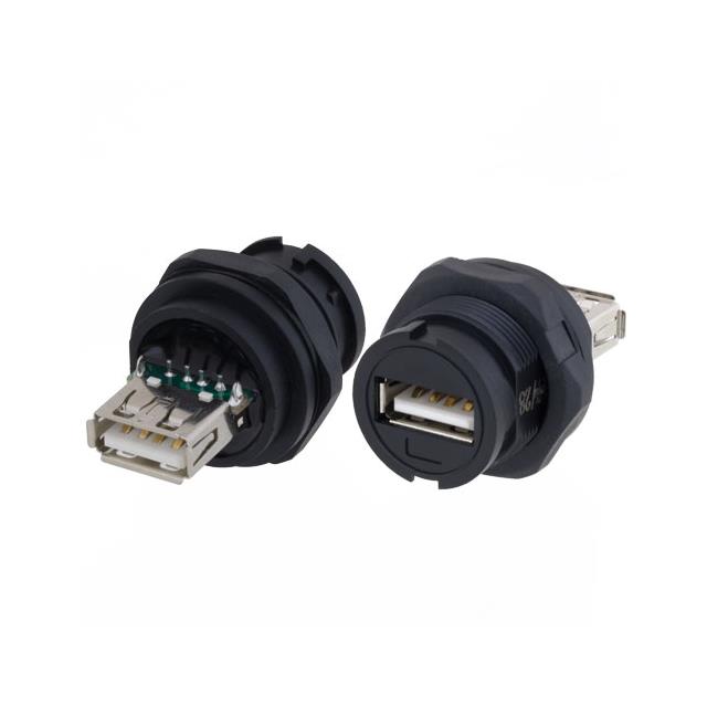 WATERPROOF USB A PANEL JACK FF U2C00003