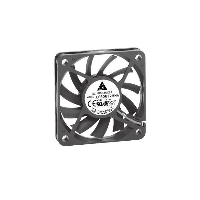 【EFB0612HHA-R00】FAN AXIAL 60X10MM 12VDC WIRE