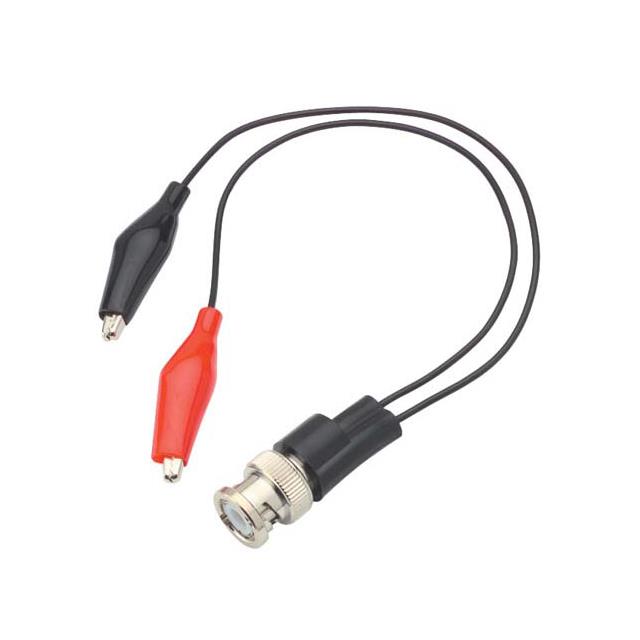 【BC50】ADAPTOR BNC M/DUAL ALLIG CLIPS