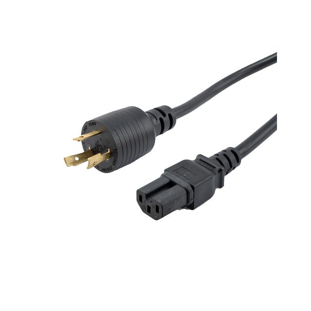 NEMA L6-20P TO C15 POWER CORD, 1【PPA00016-10FT】
