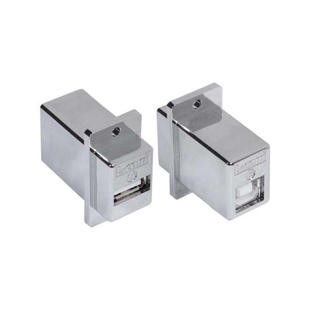 【ECF504-UABS】USB A-B PANEL ADPT SHIELDED