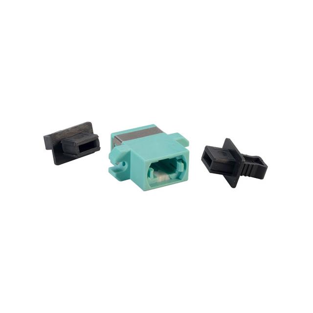 MPO COUPLER W/ FLANGE AQUA【FOA-MPOF】