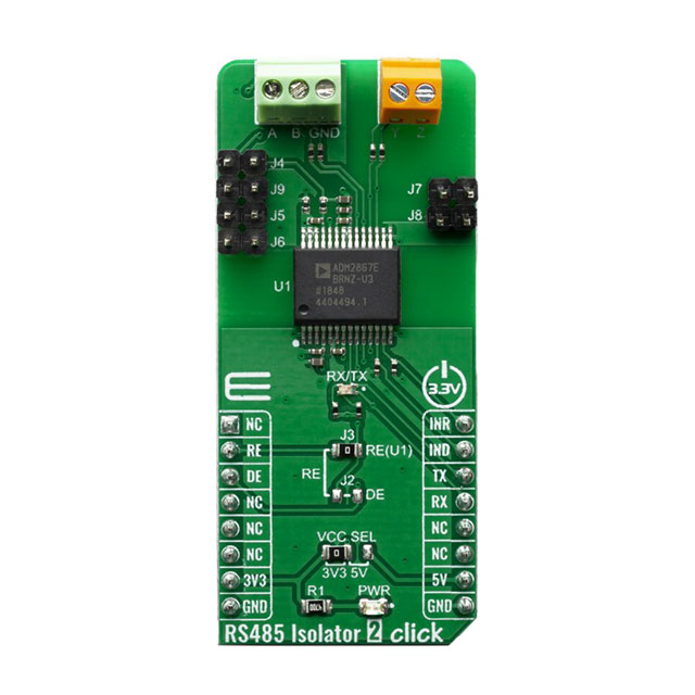 【MIKROE-3863】RS485 ISOLATOR 2 CLICK