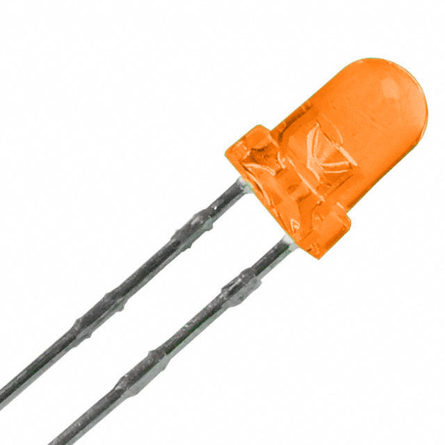 【SLR-322DC3F】LED ORANGE CLEAR T-1 T/H[バルク]